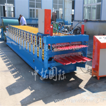 double layer steel sheet roll forming machine